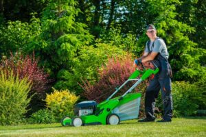 Lawn mowing trailers