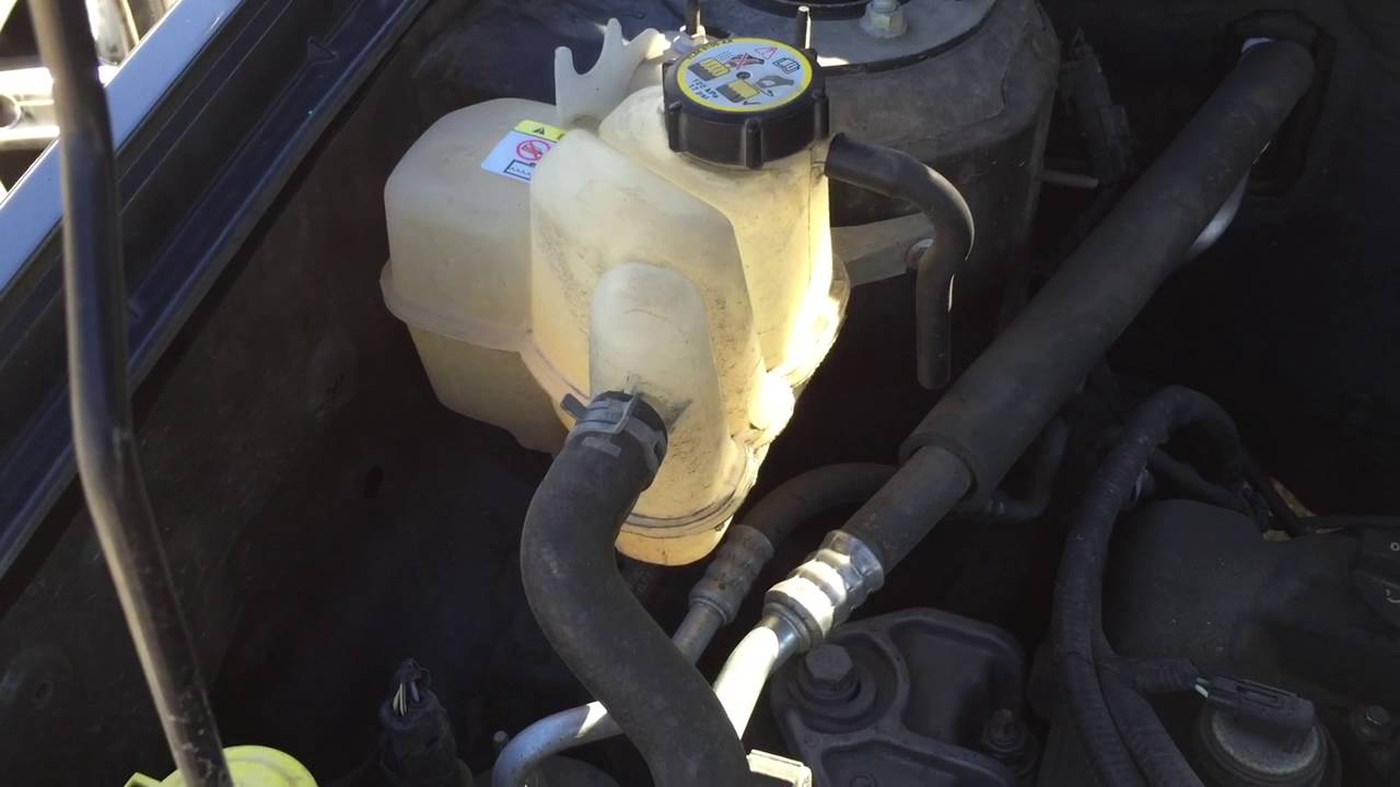 Holden Commodore overflow bottle